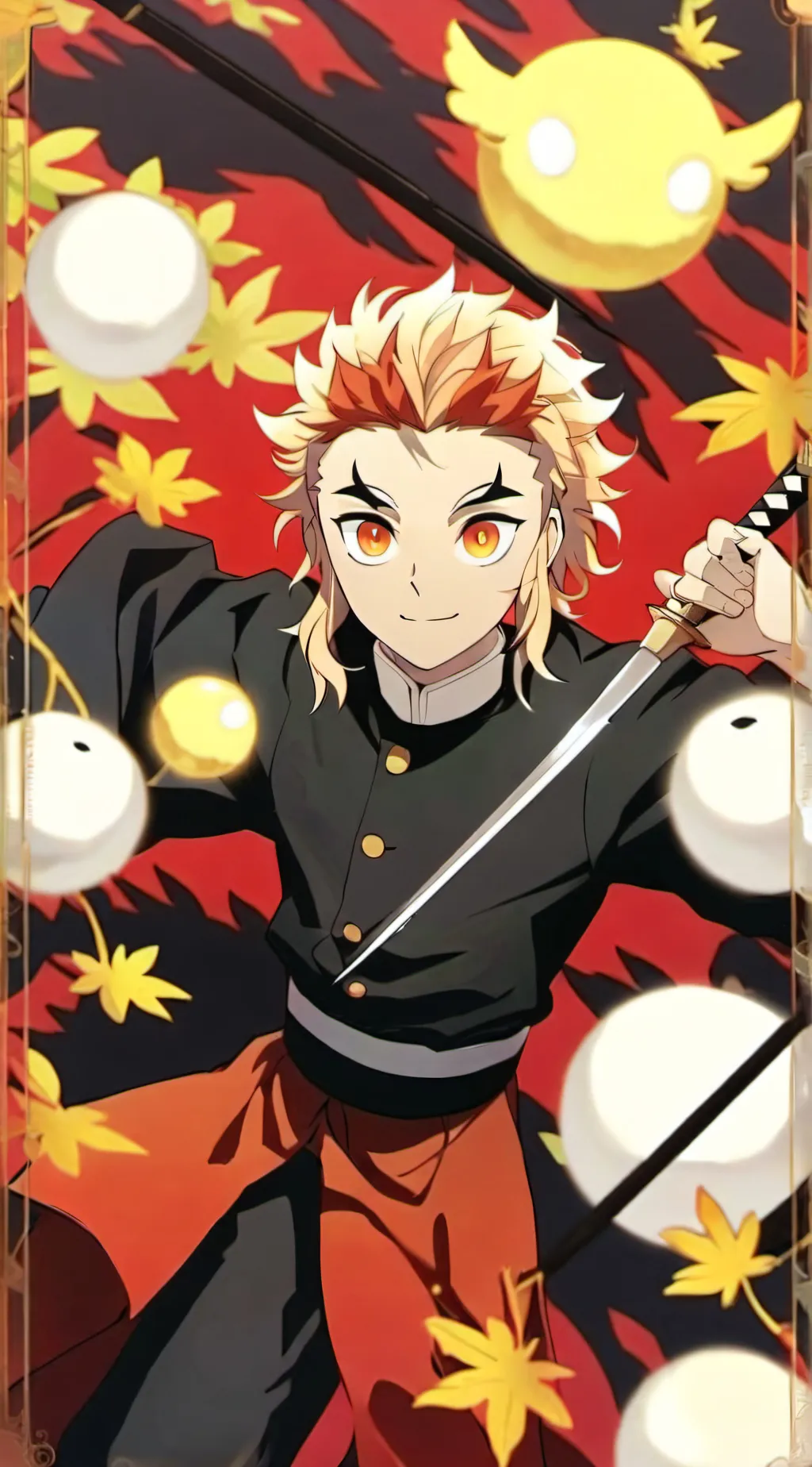 ai character: Rengoku-san background