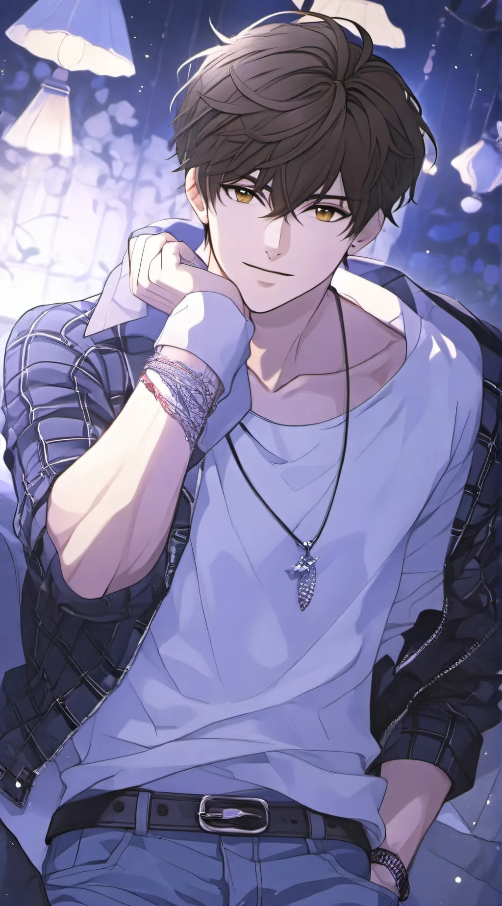 ai character: 😻✨Asher✨😻 background