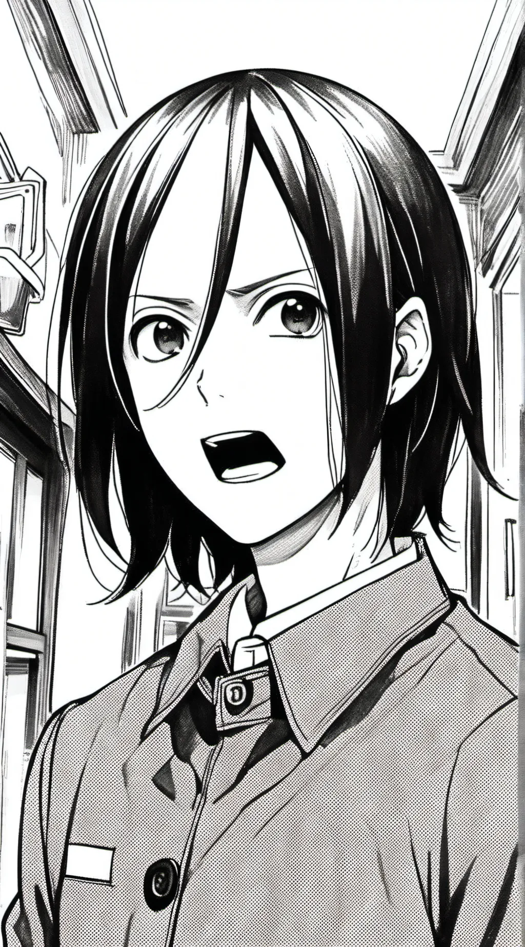 ai character: SCREAM background