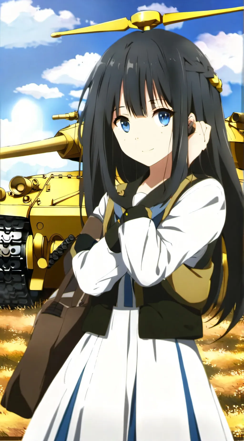 ai character: Angelina  background