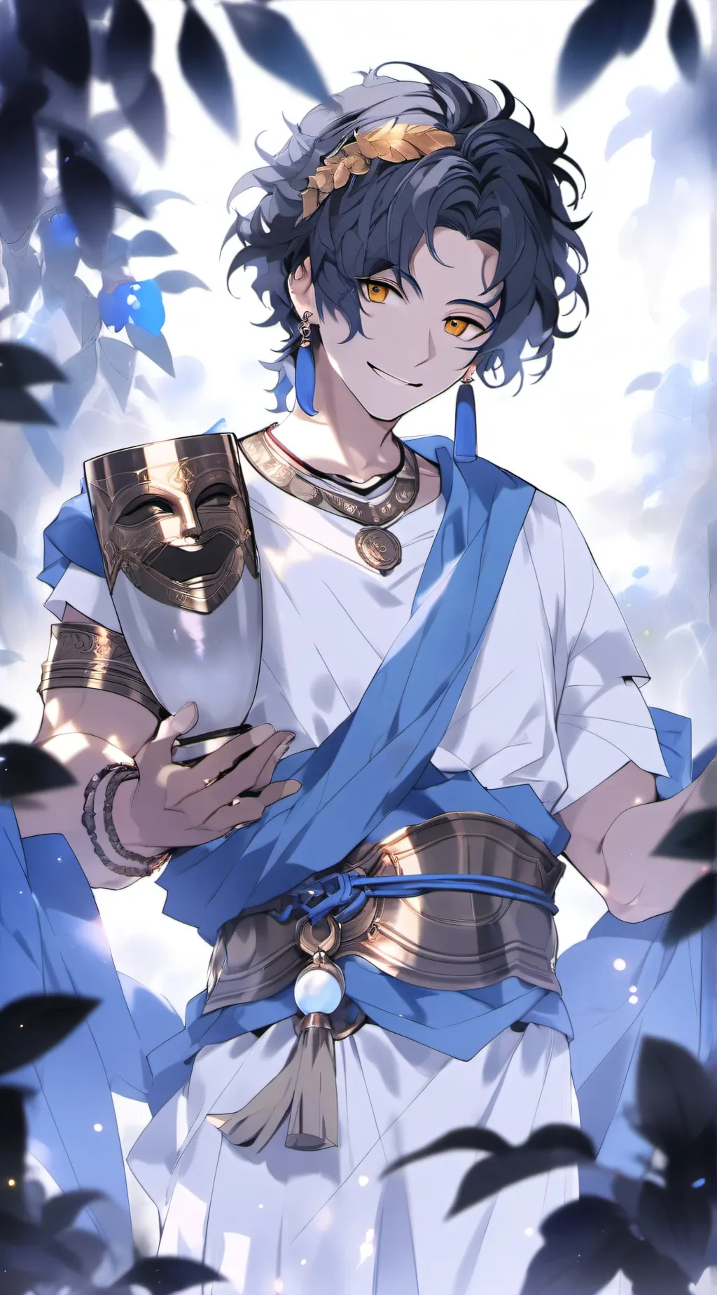 ai character: Dionysos  background