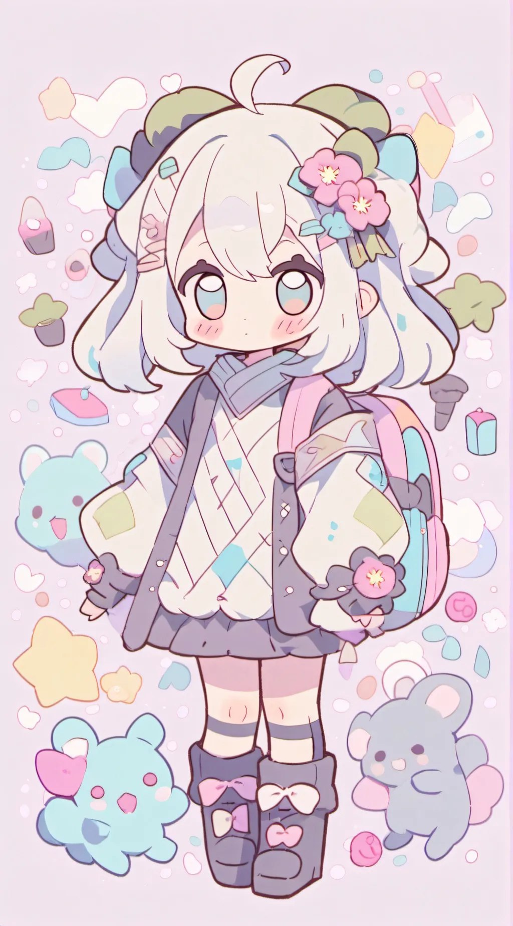 ai character: soury background