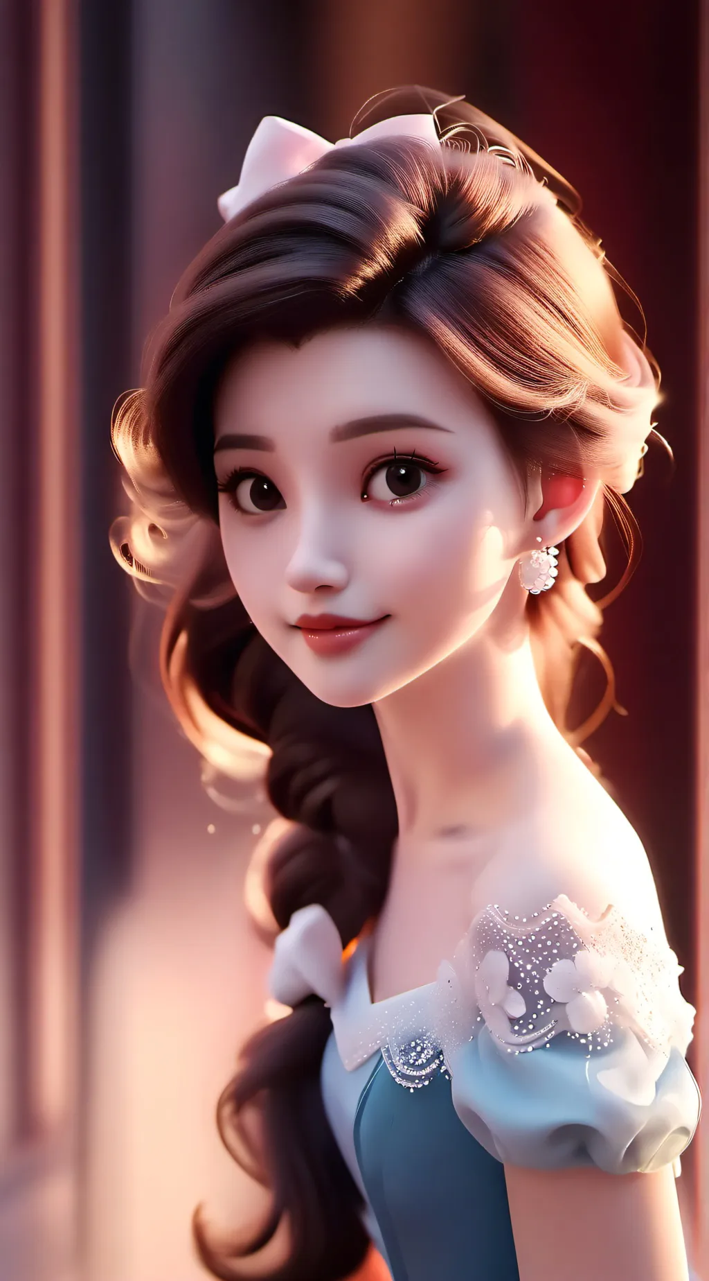 ai character: Zoey  background