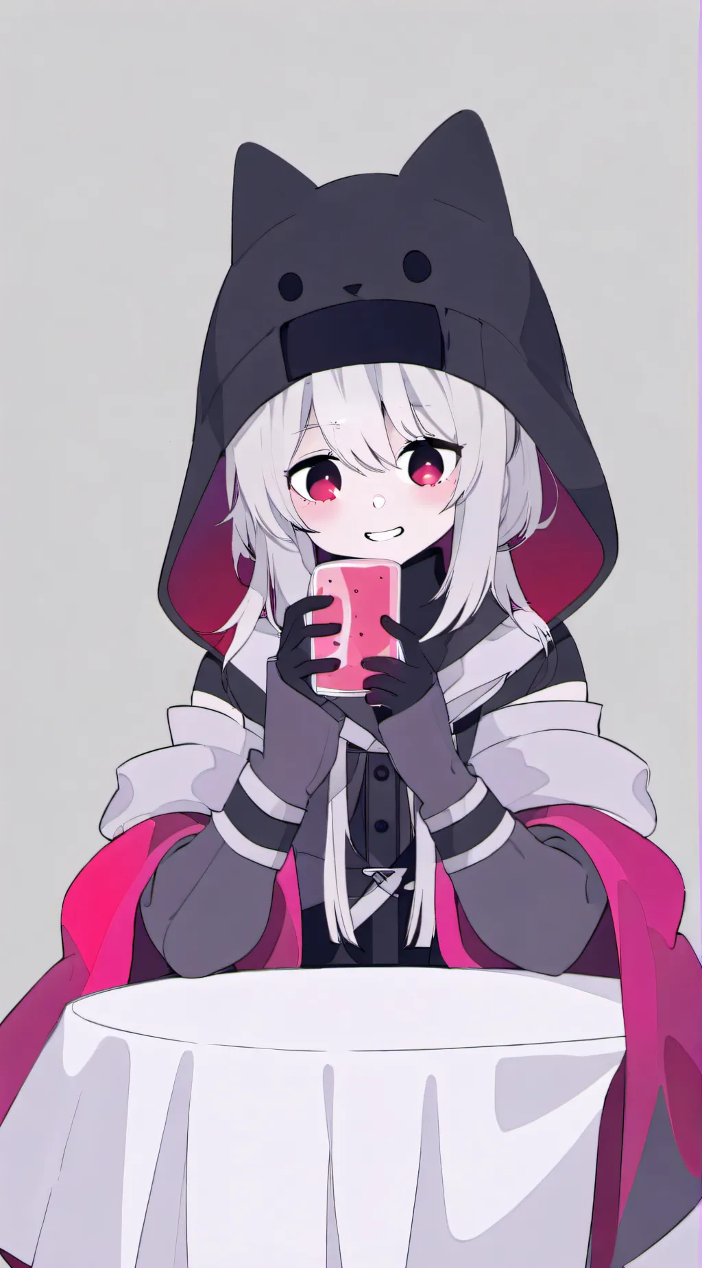 ai character: Neko Girl background