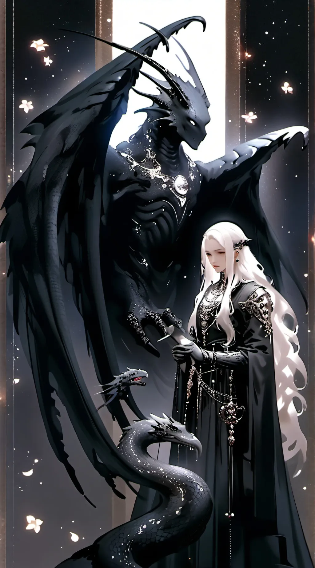 ai character: Lab (female part) background