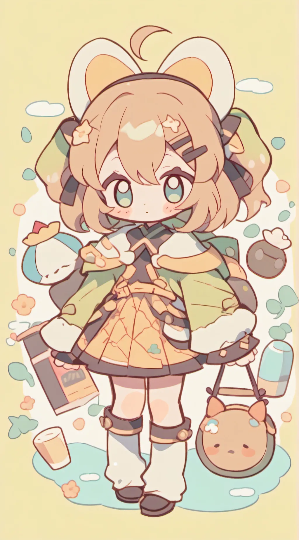 ai character: Lila background