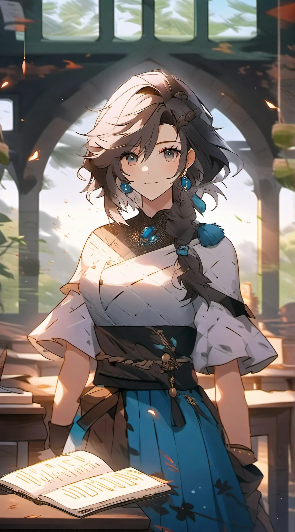 ai character: Éléa background