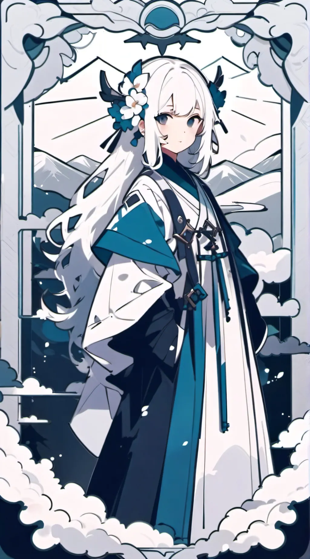 ai character: love background