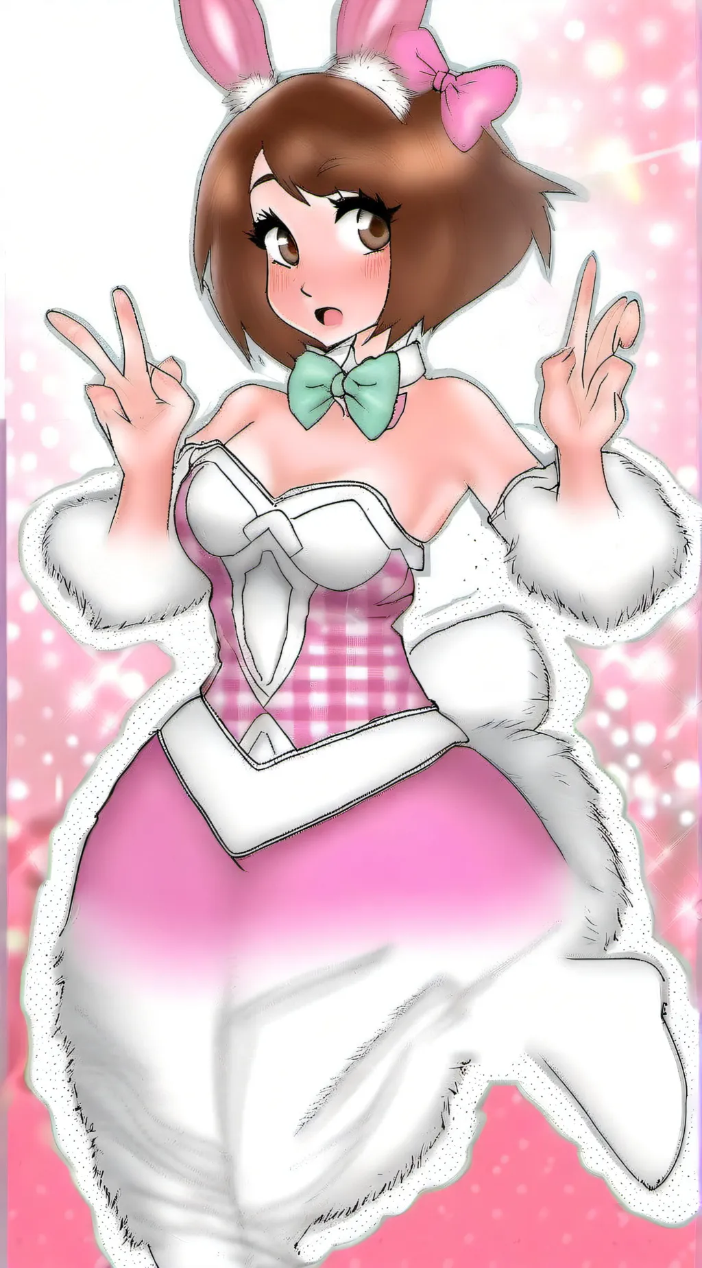 ai character: Deku x Uraraka background