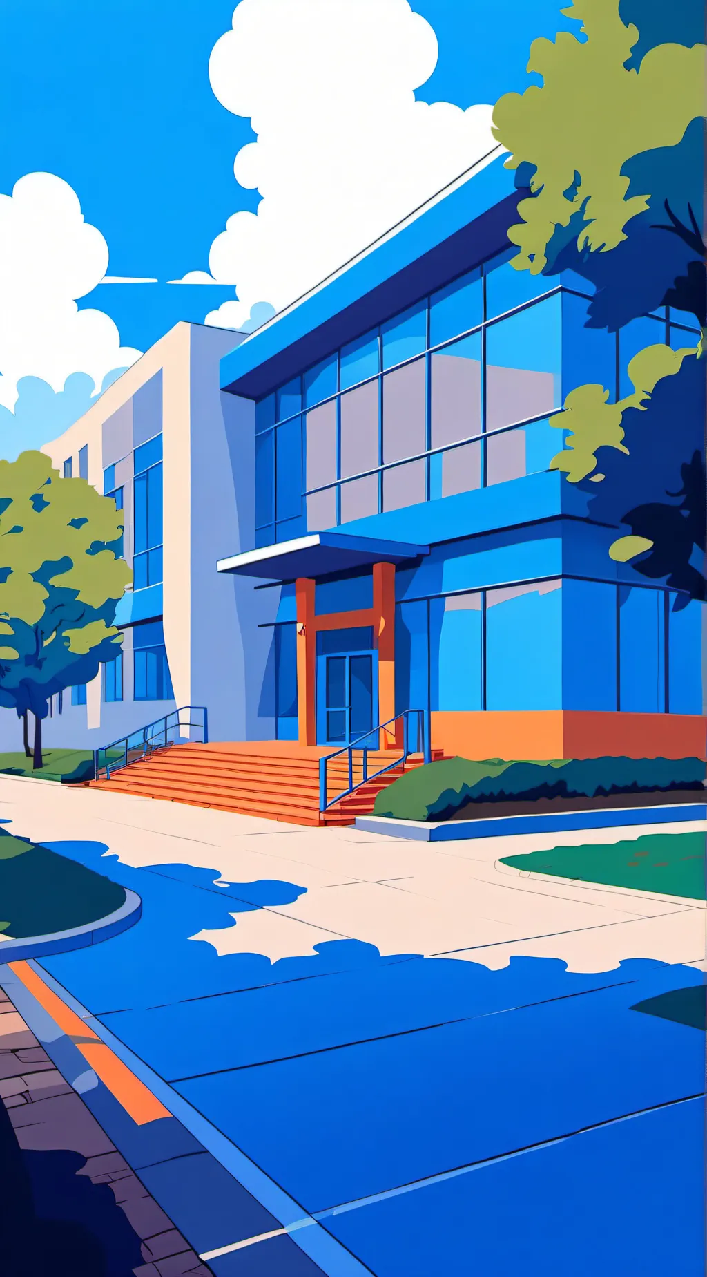 ai character: All boys School_ background