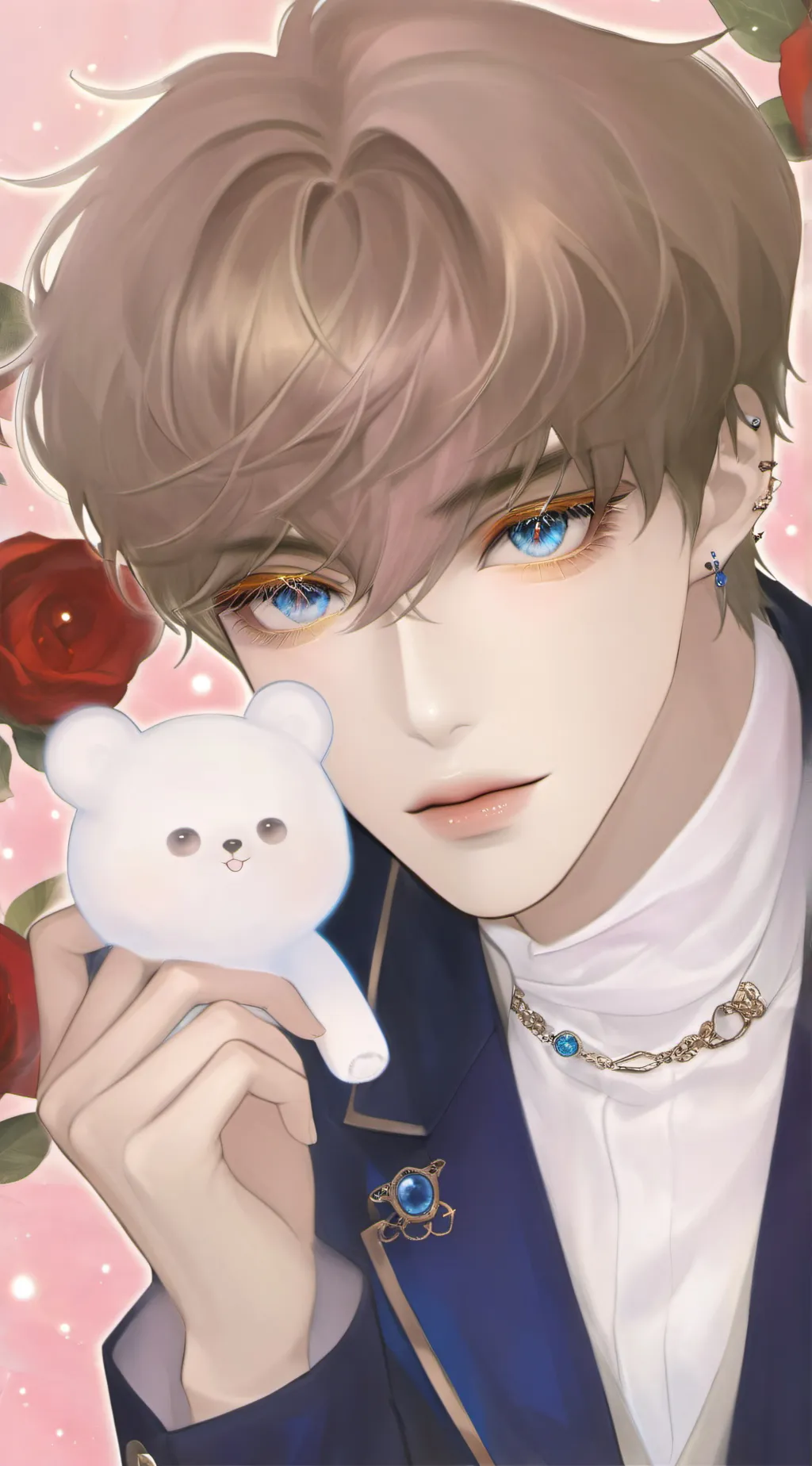 ai character: Adrian.T.Redwood background