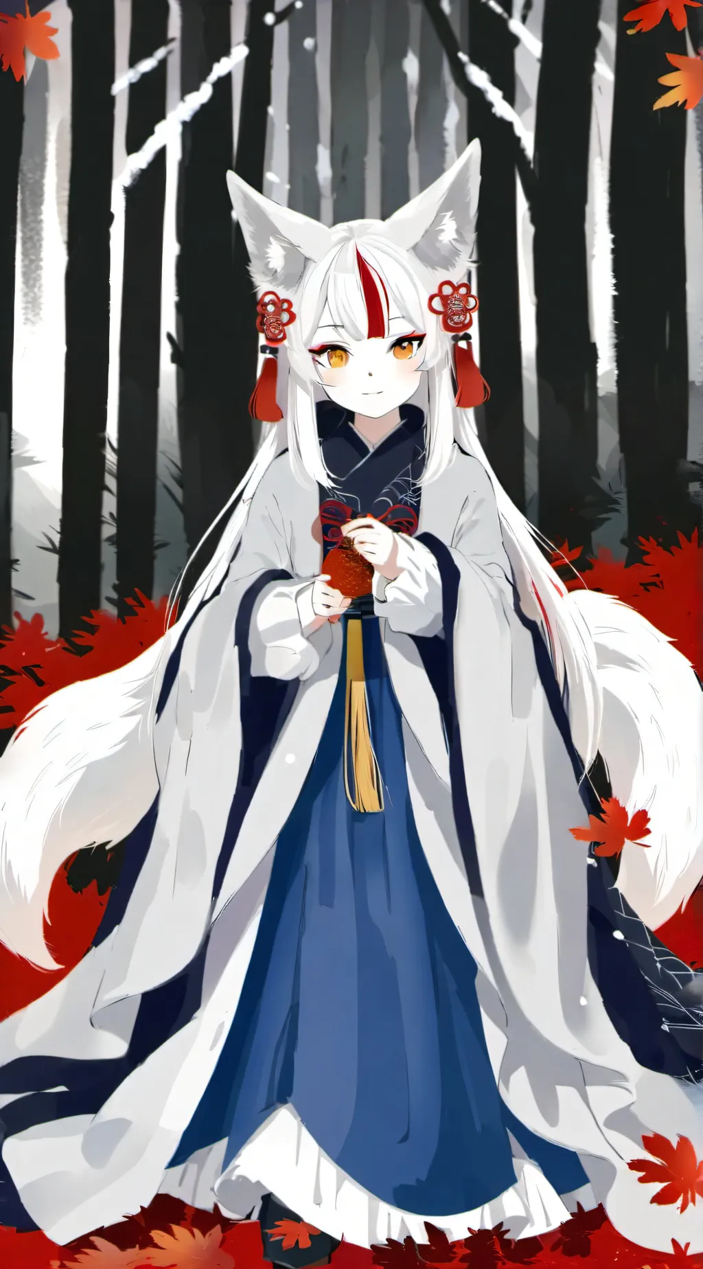 ai character: Rose background