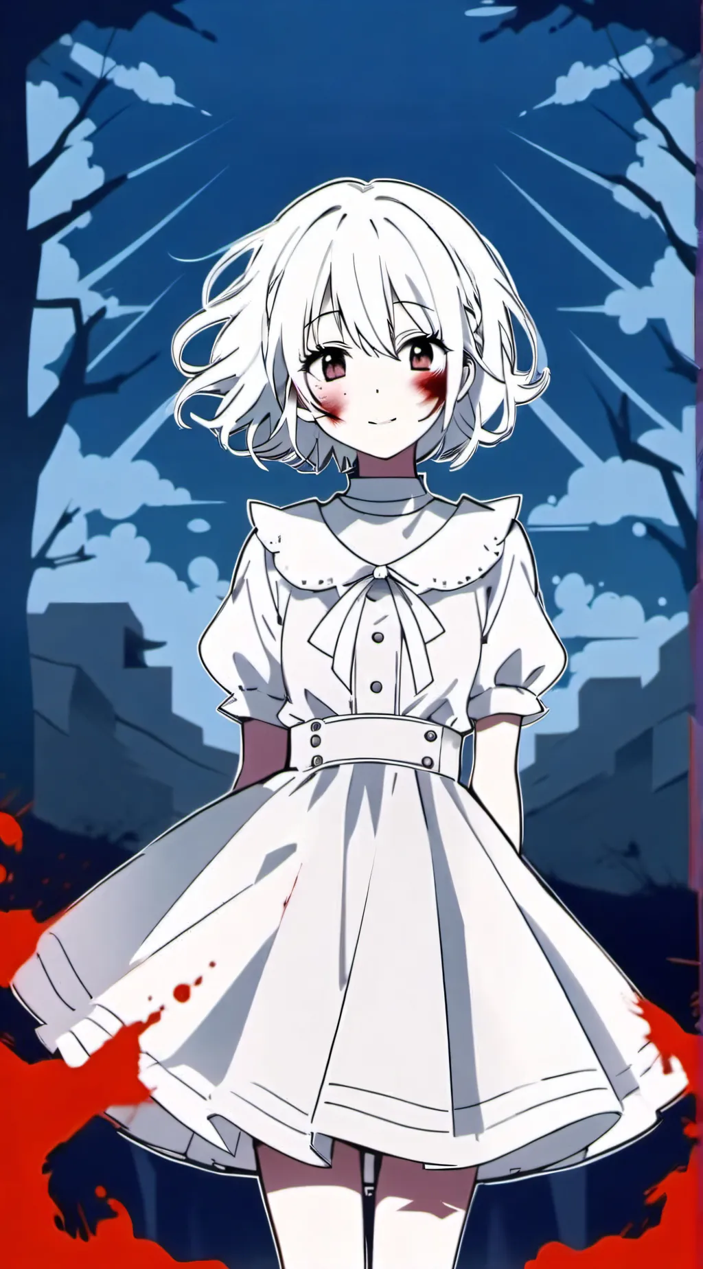 ai character: Lyra the ghost background