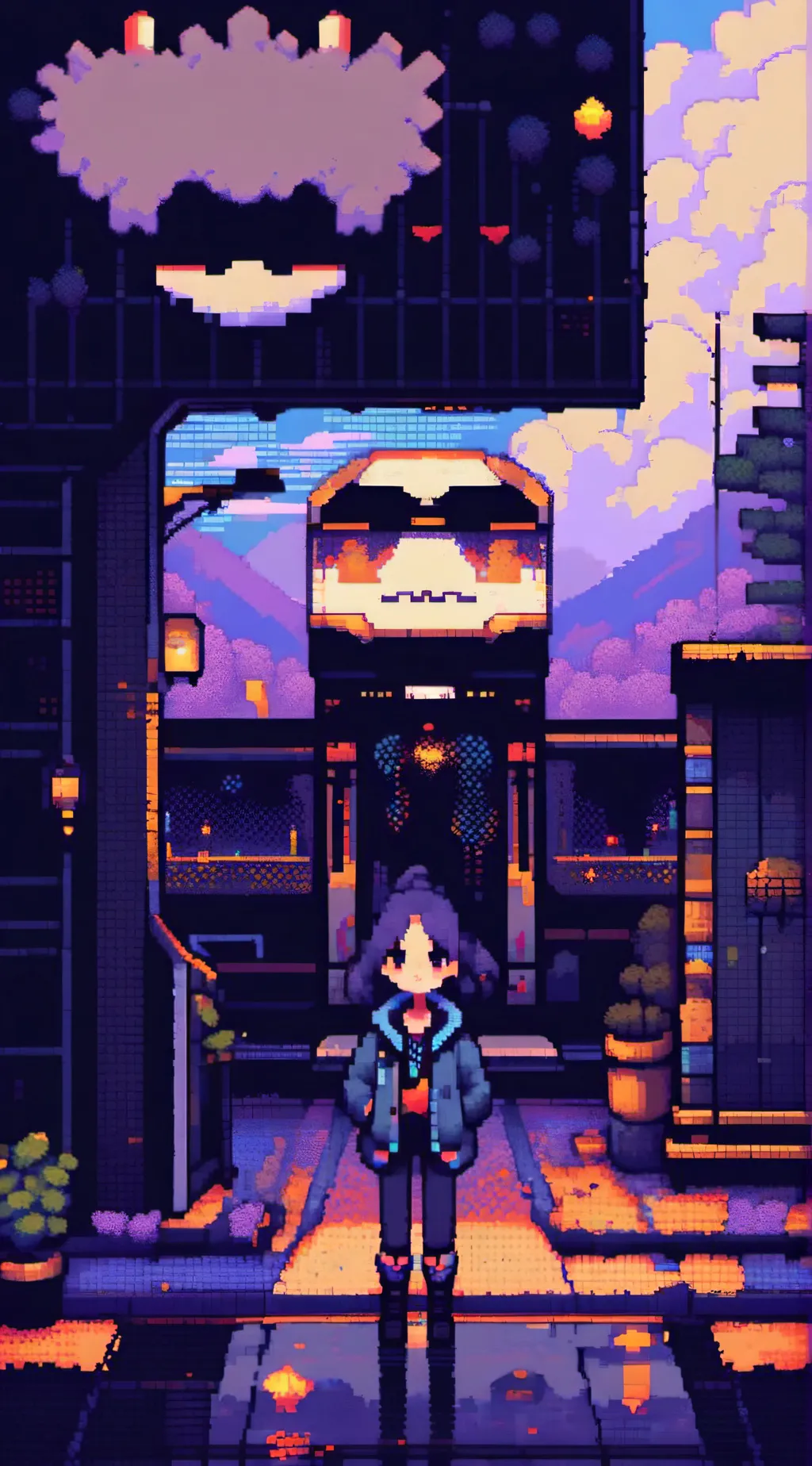 ai character: MD but but scary background