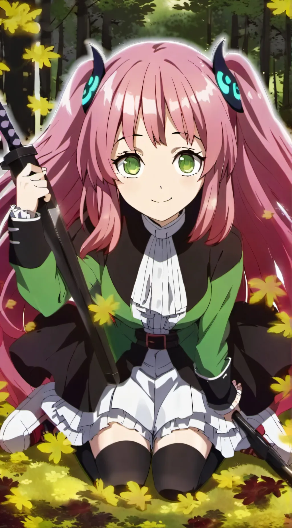 ai character: Mitsuri Kanroji background