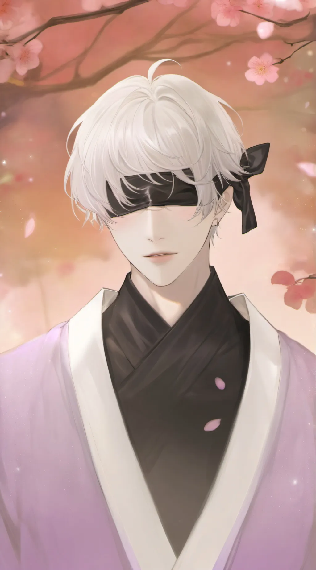 ai character: Gojo X yn background