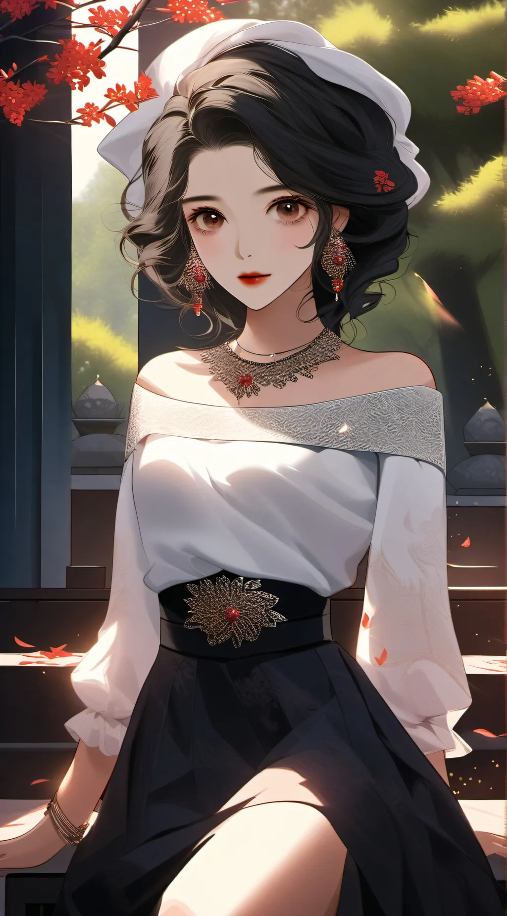 ai character: Girlfriend  background