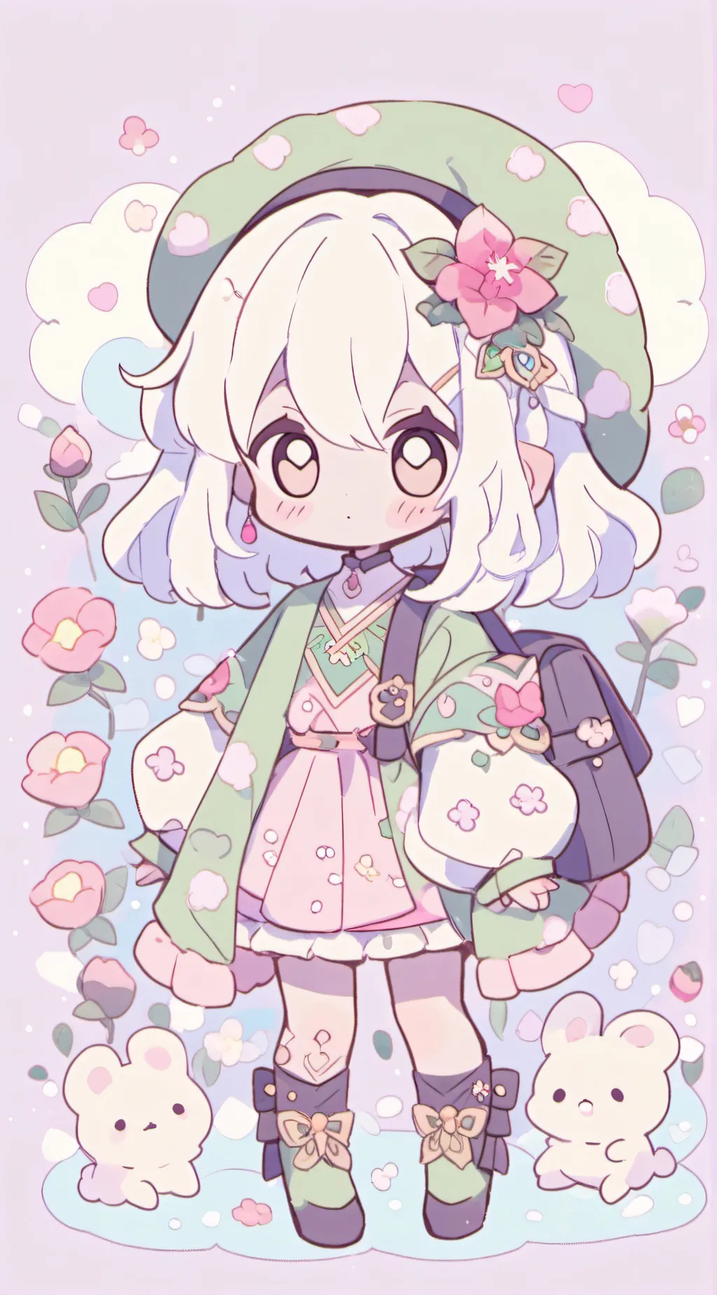 ai character: Lilly background