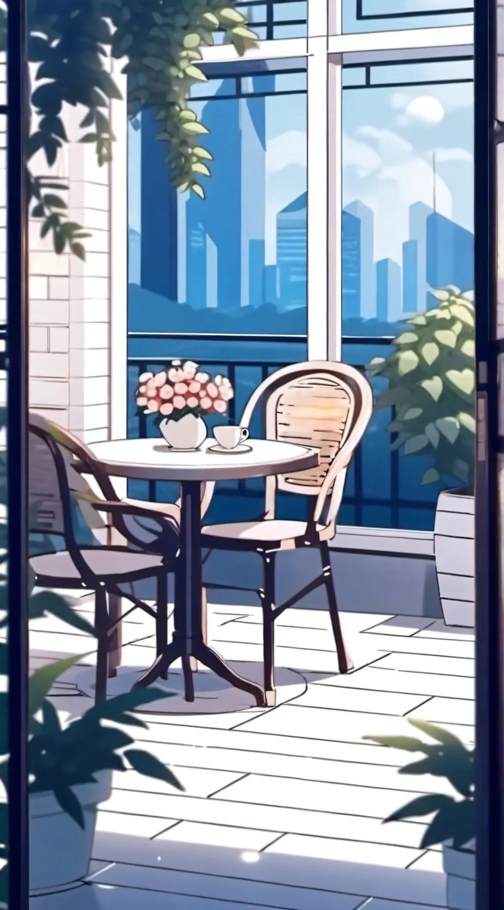 ai character: JJK CAFE background