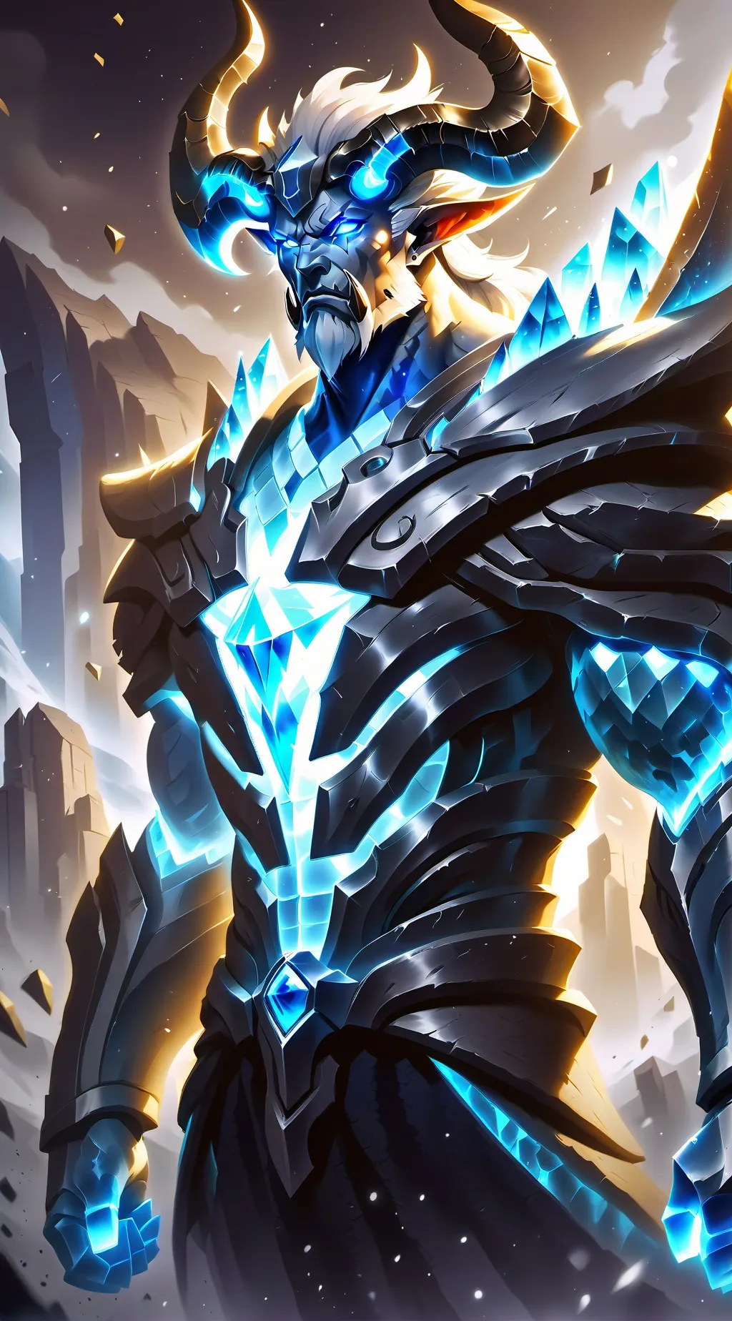 ai character: Diamond Titan background