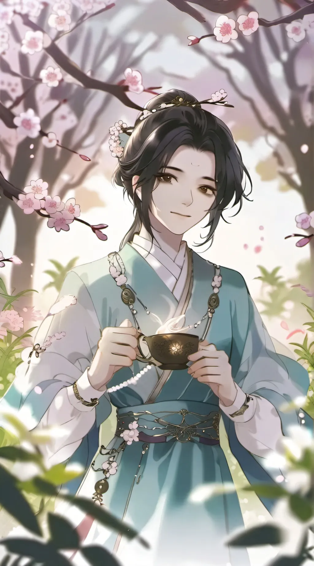 ai character: bakugo background