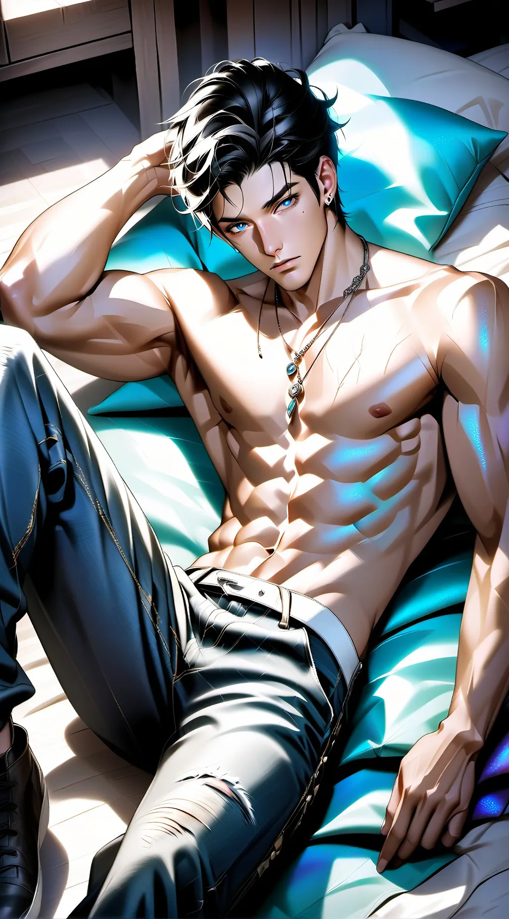 ai character: Leo  background