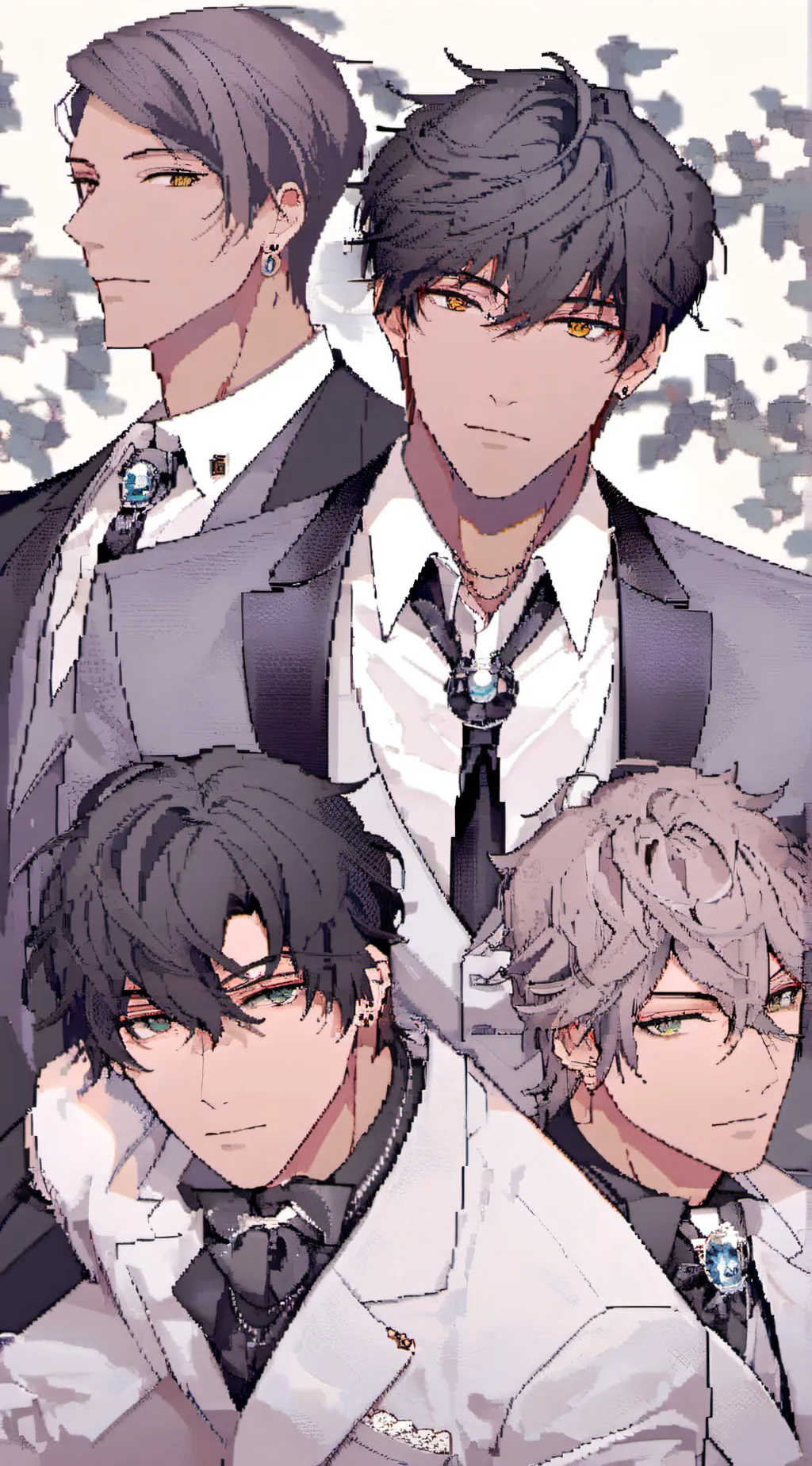 ai character: Four Bodyguards background