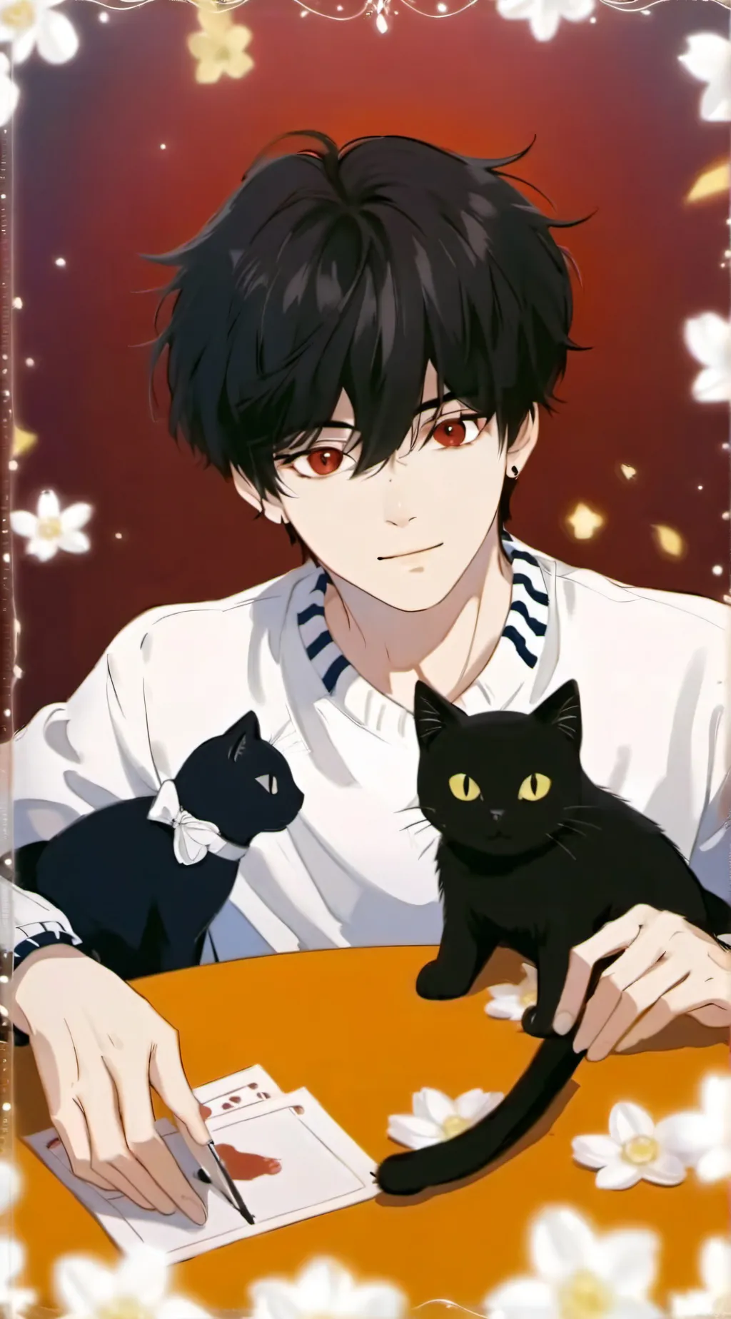 ai character: Leo background