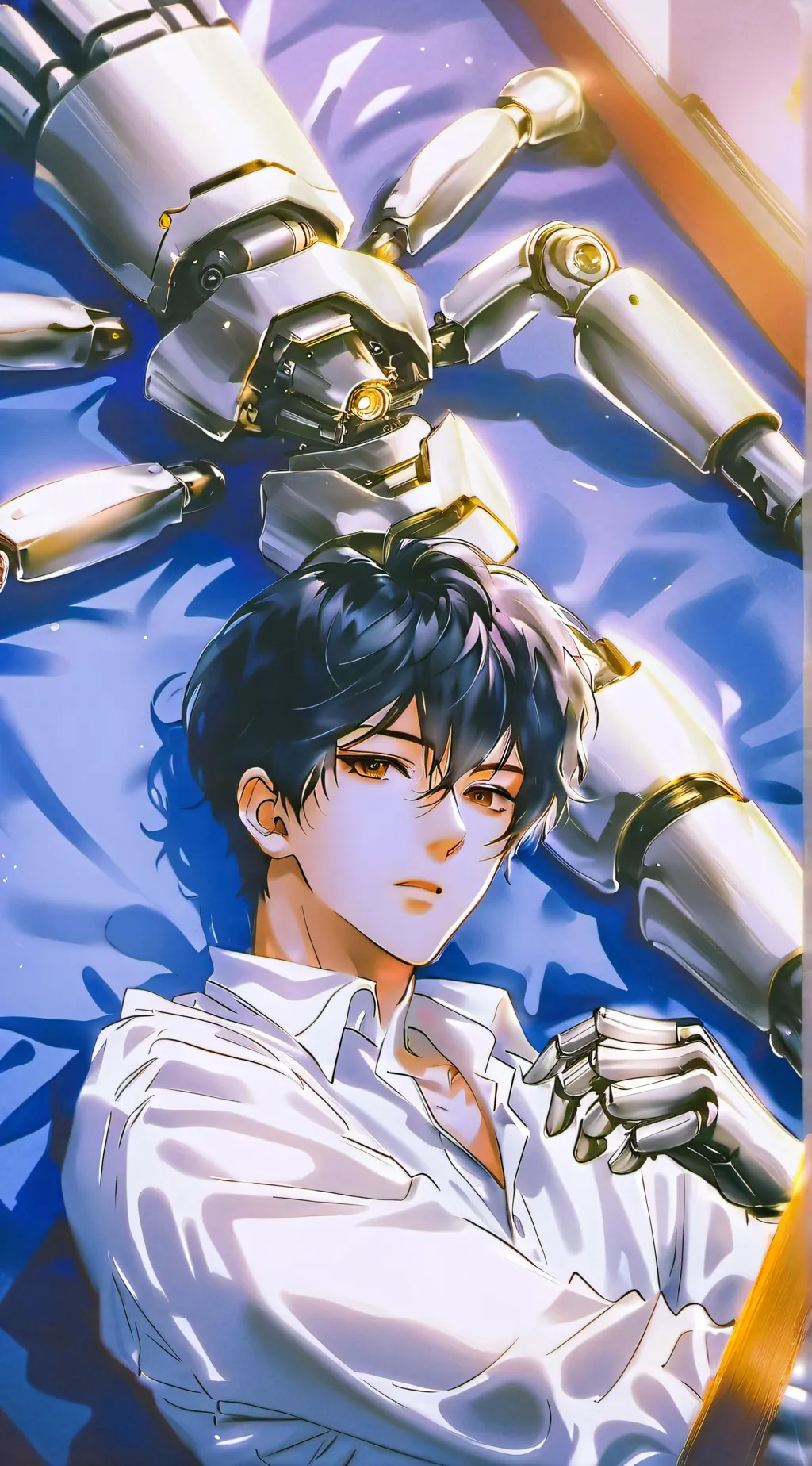 ai character: Adrian  background