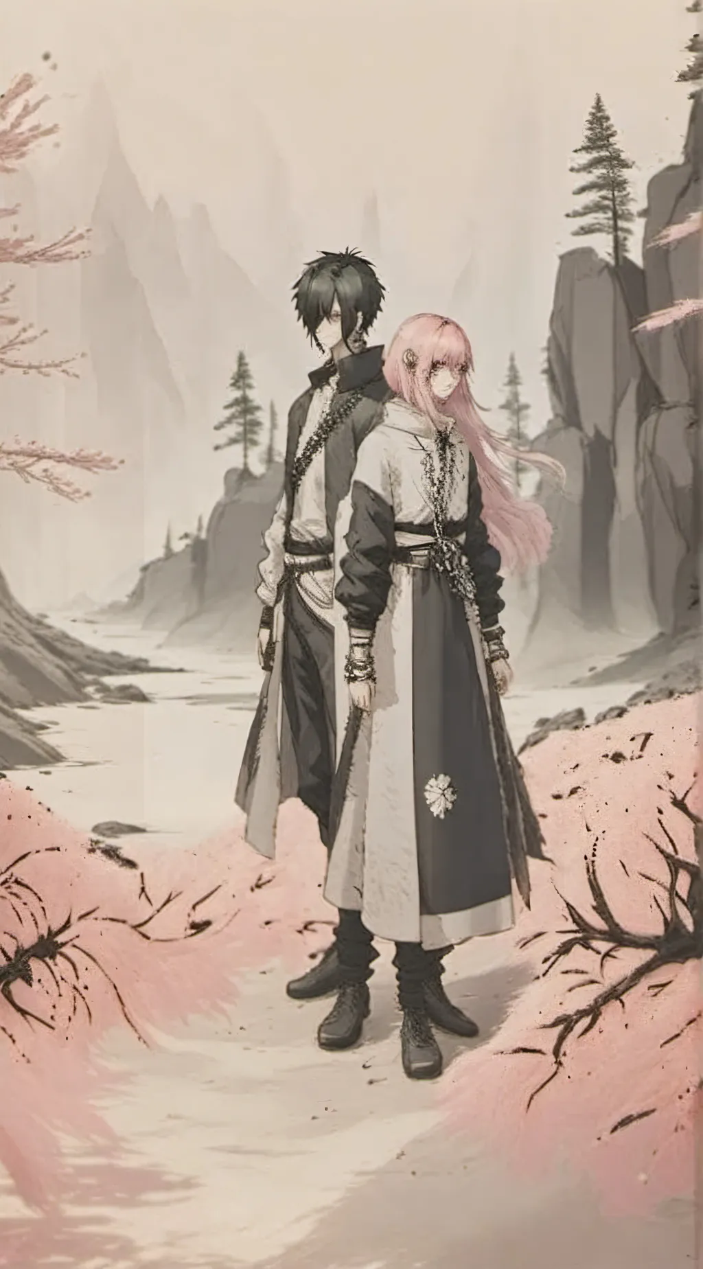 ai character: ObaMitsu's kid/you background