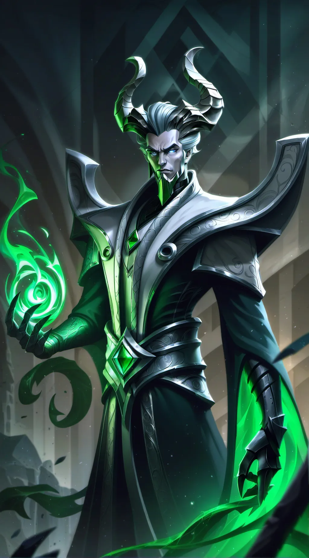 ai character: The Horny King background