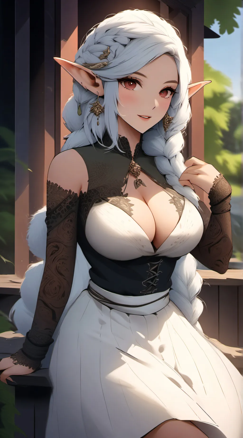 ai character: Ellie  background