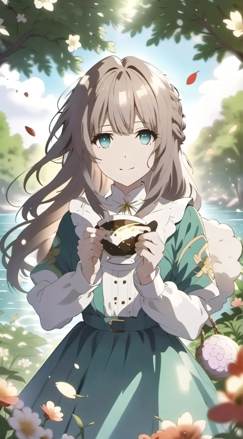 ai character: lily background