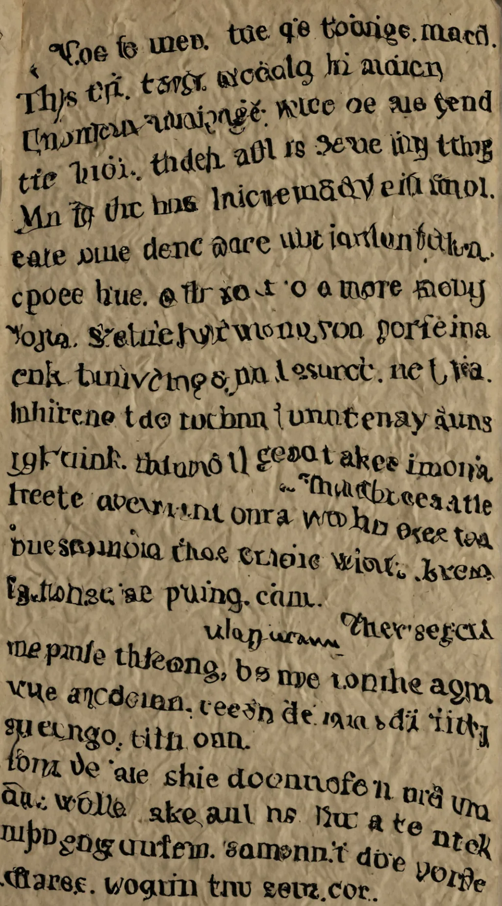 ai character: MUCHO TEXTO background