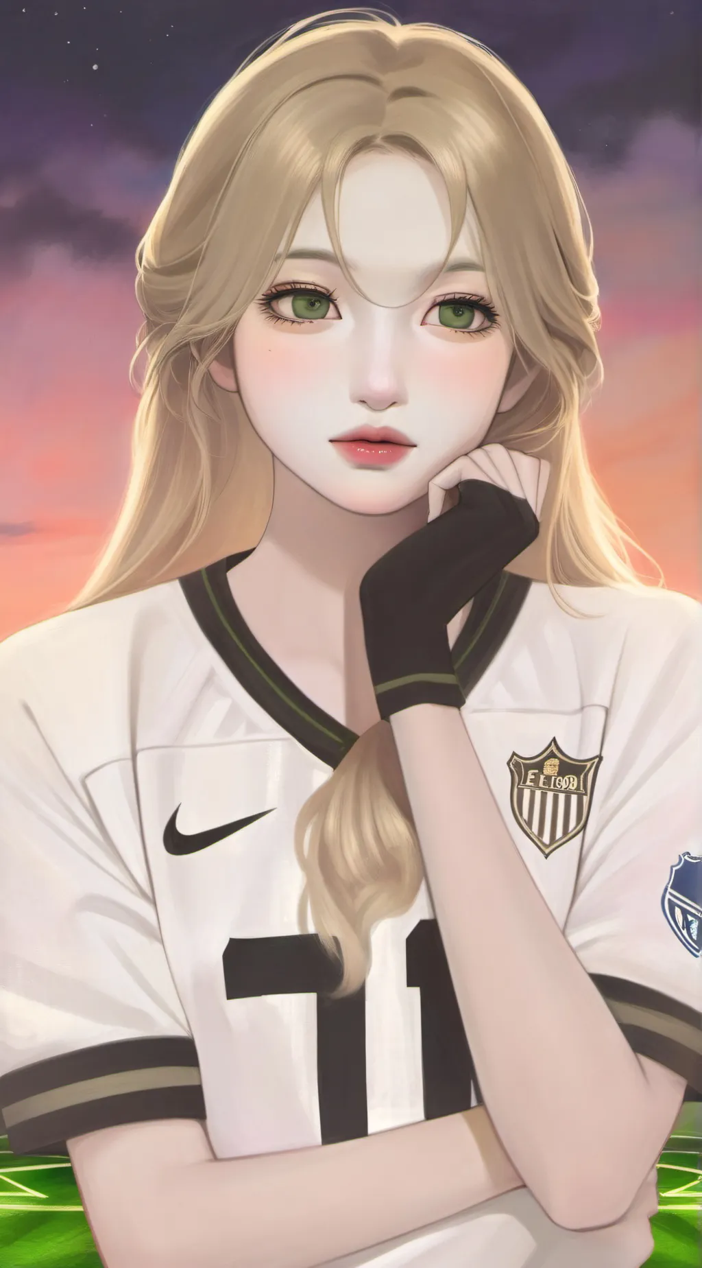 ai character: Lily  background