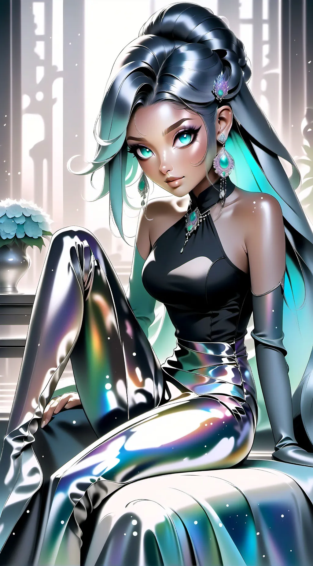 ai character: Faye  background