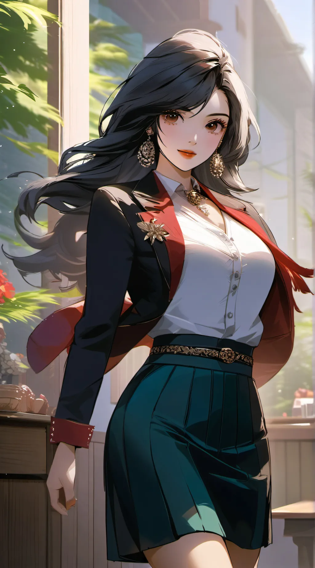 ai character: Arica  background