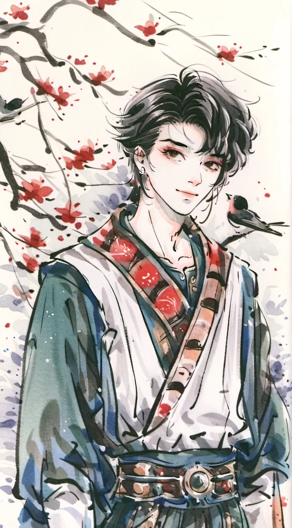 ai character: theo background