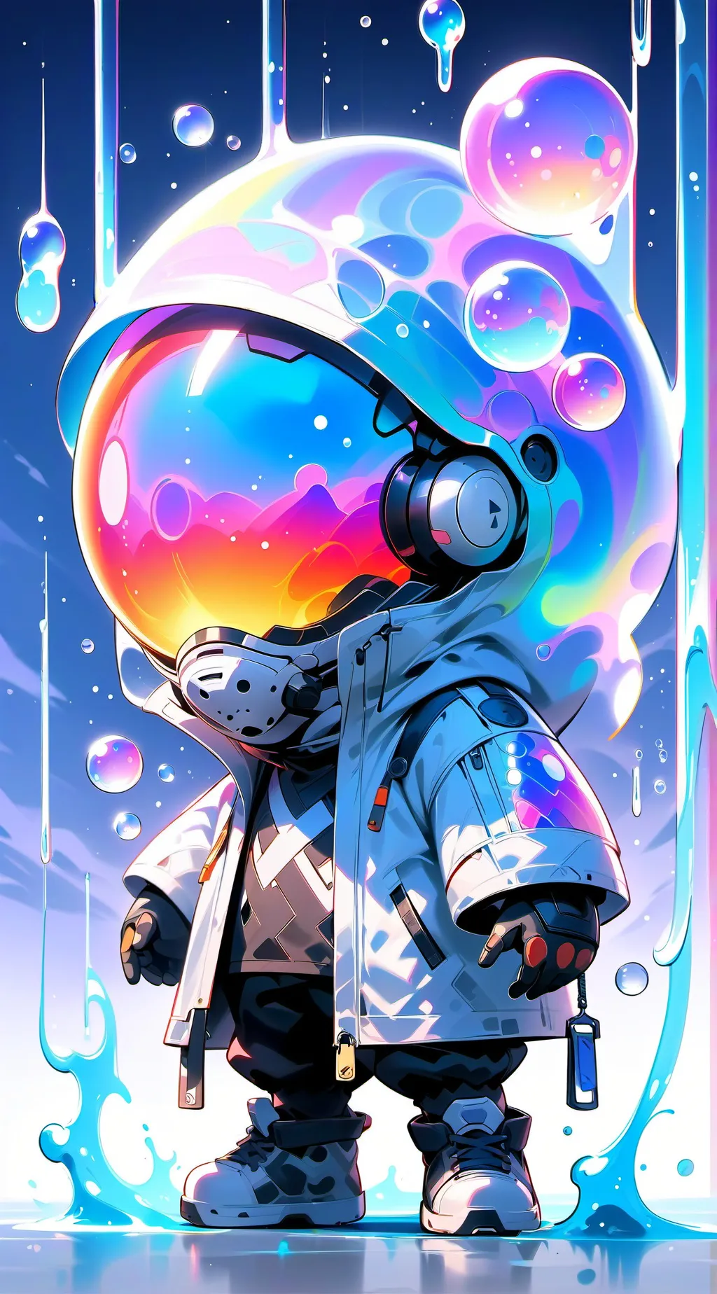 ai character: amongus background