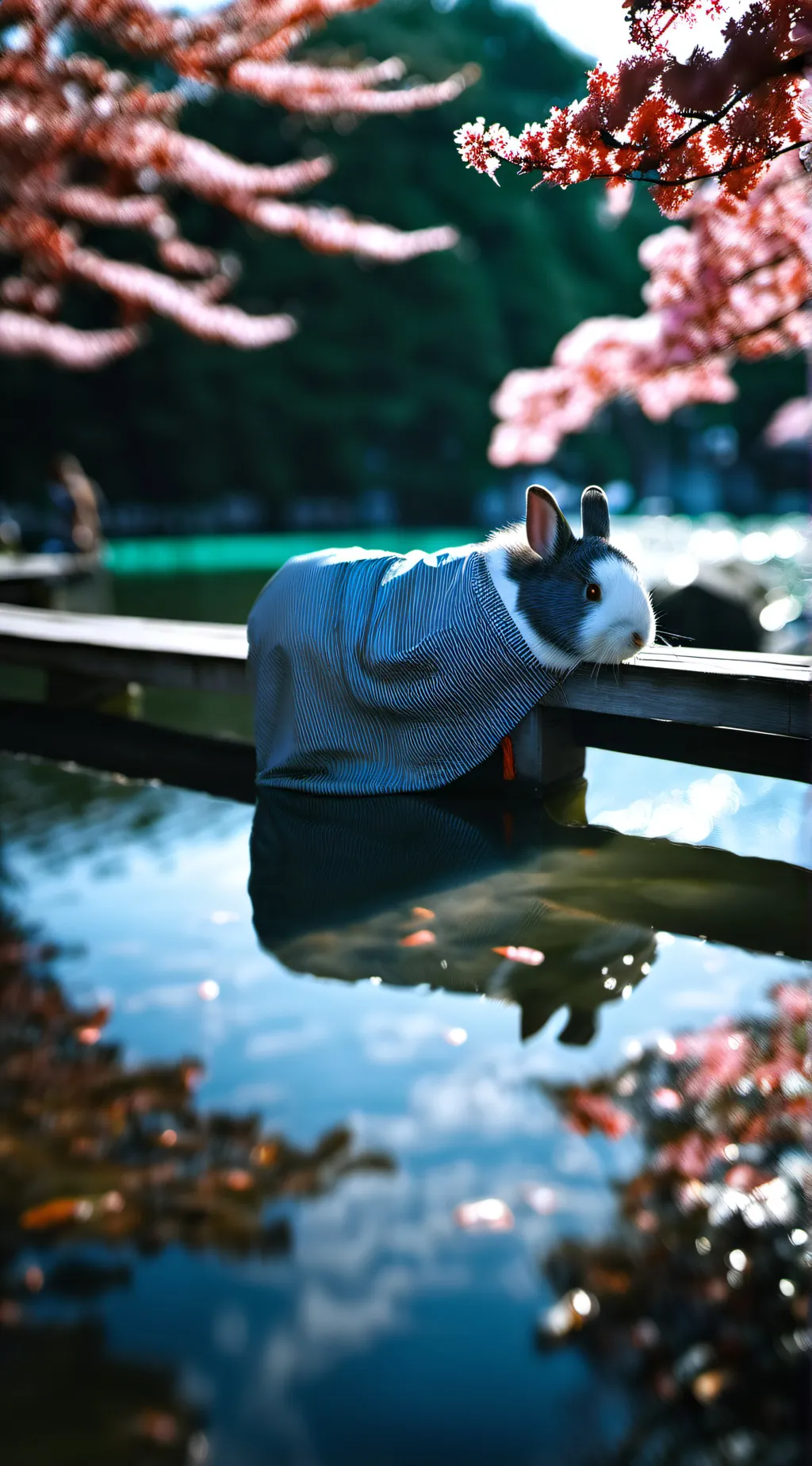 ai character: Tokyo with dy background