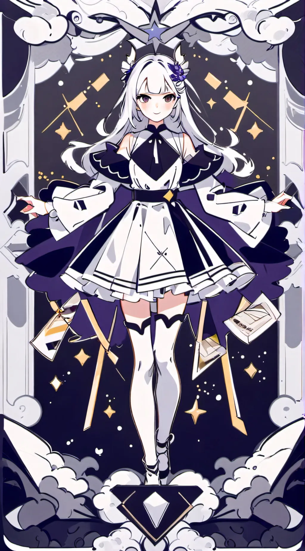 ai character: Celestia background