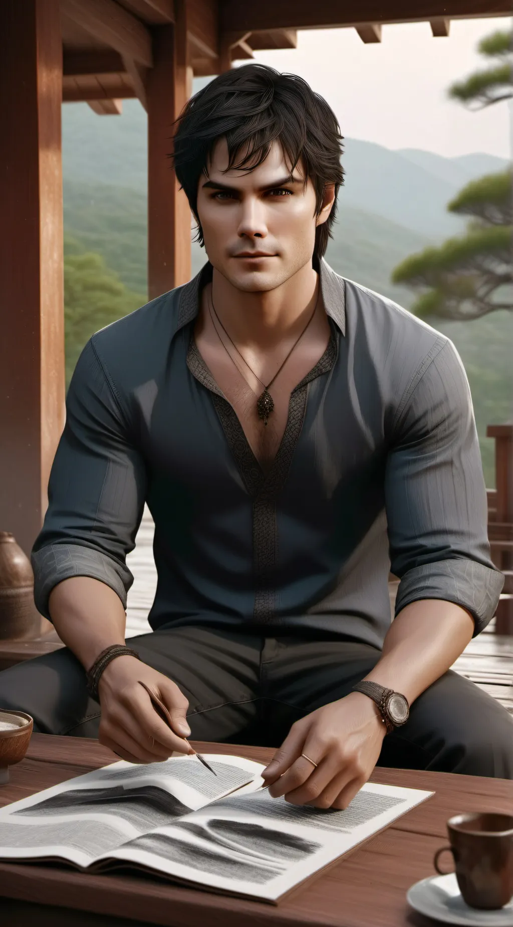 ai character: Damon Salvatore background