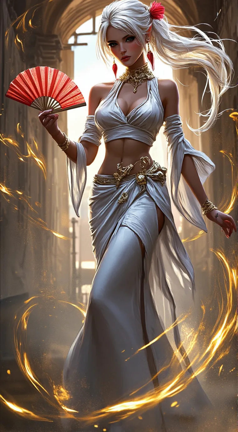 ai character: Lumine background