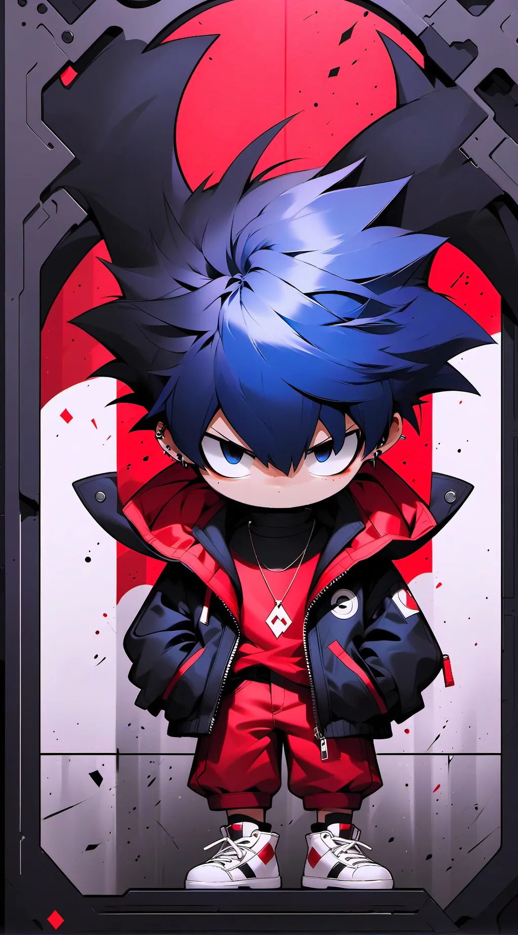 ai character: the mute kid background