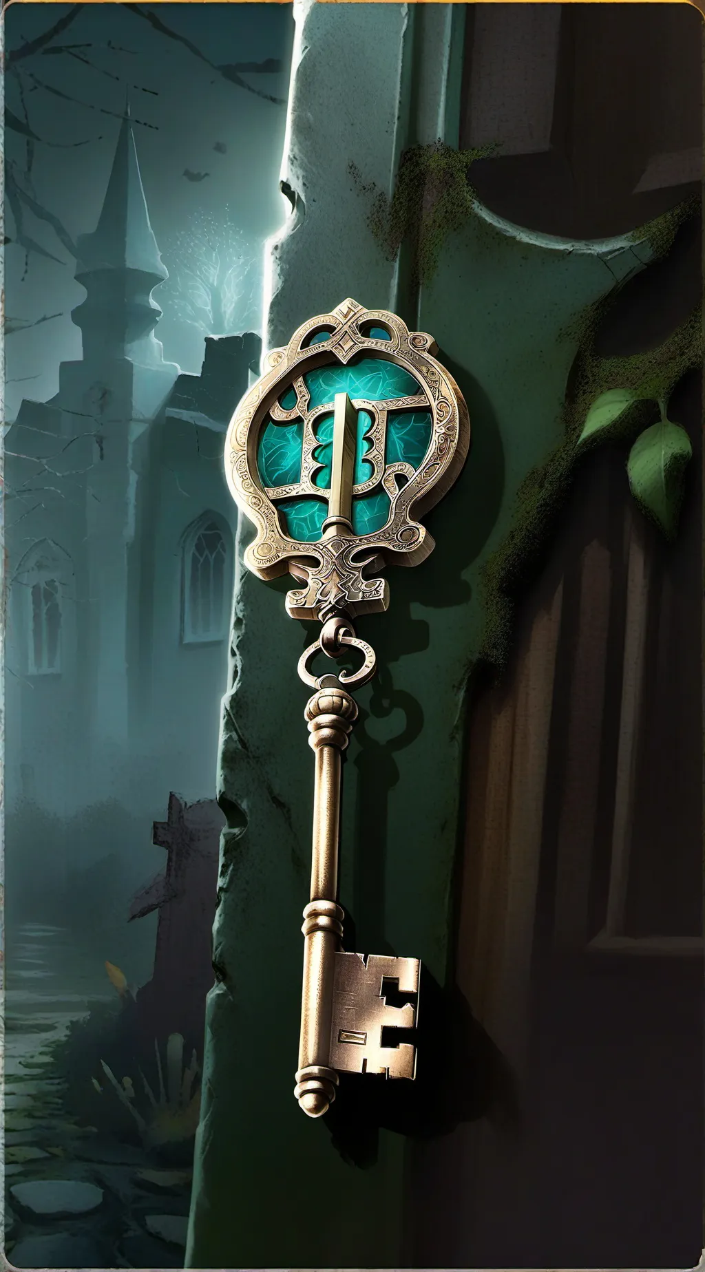 ai character: strange key background