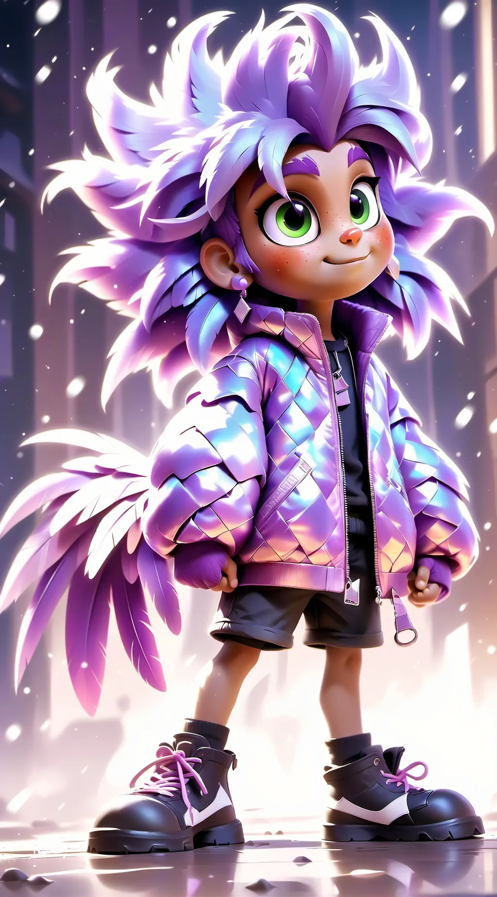 ai character: Frizzle background