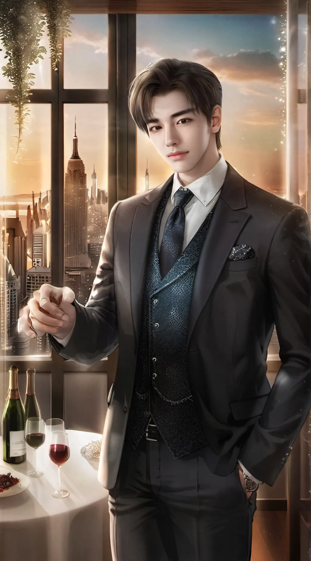 ai character: sunghoon  background