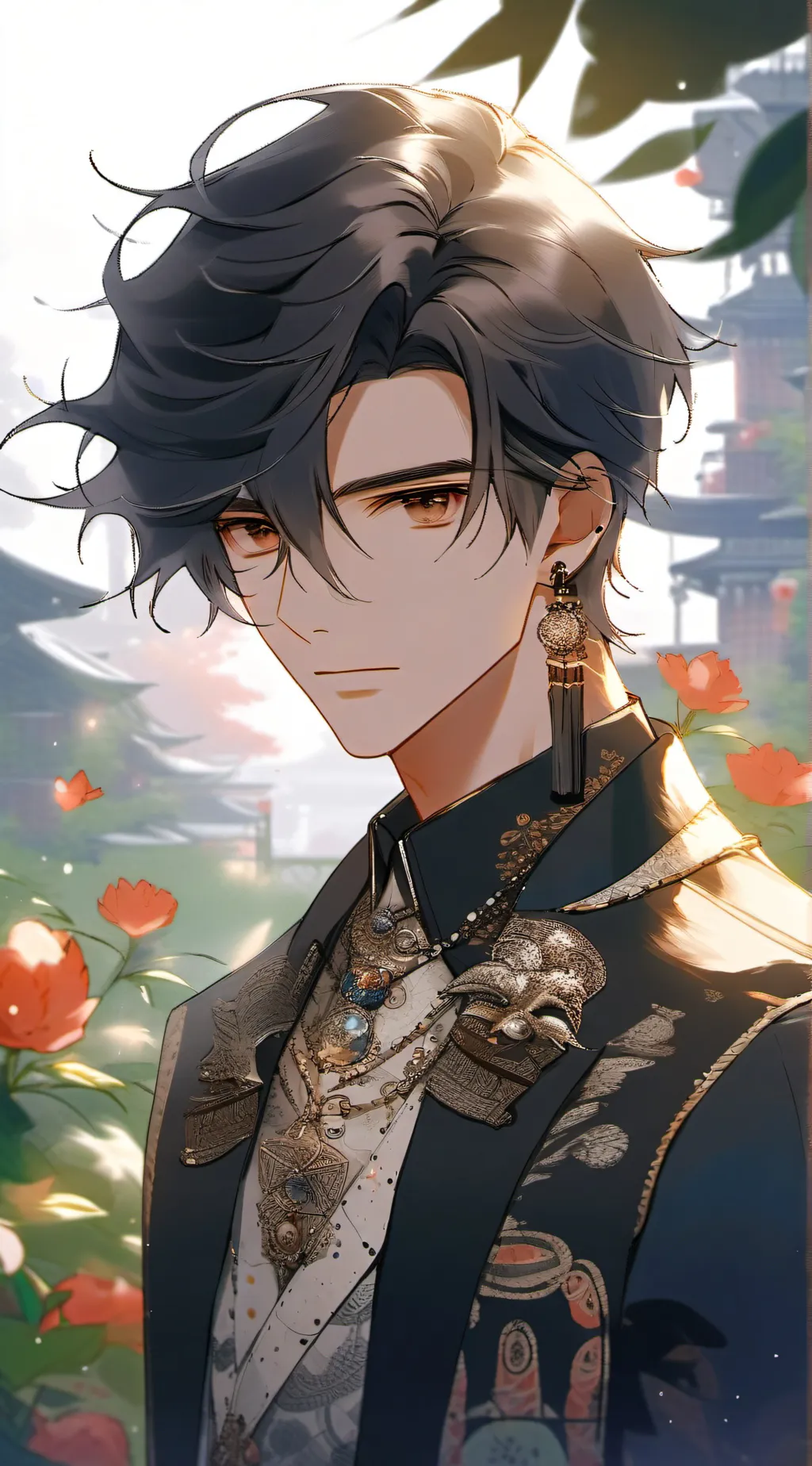 ai character: gay background