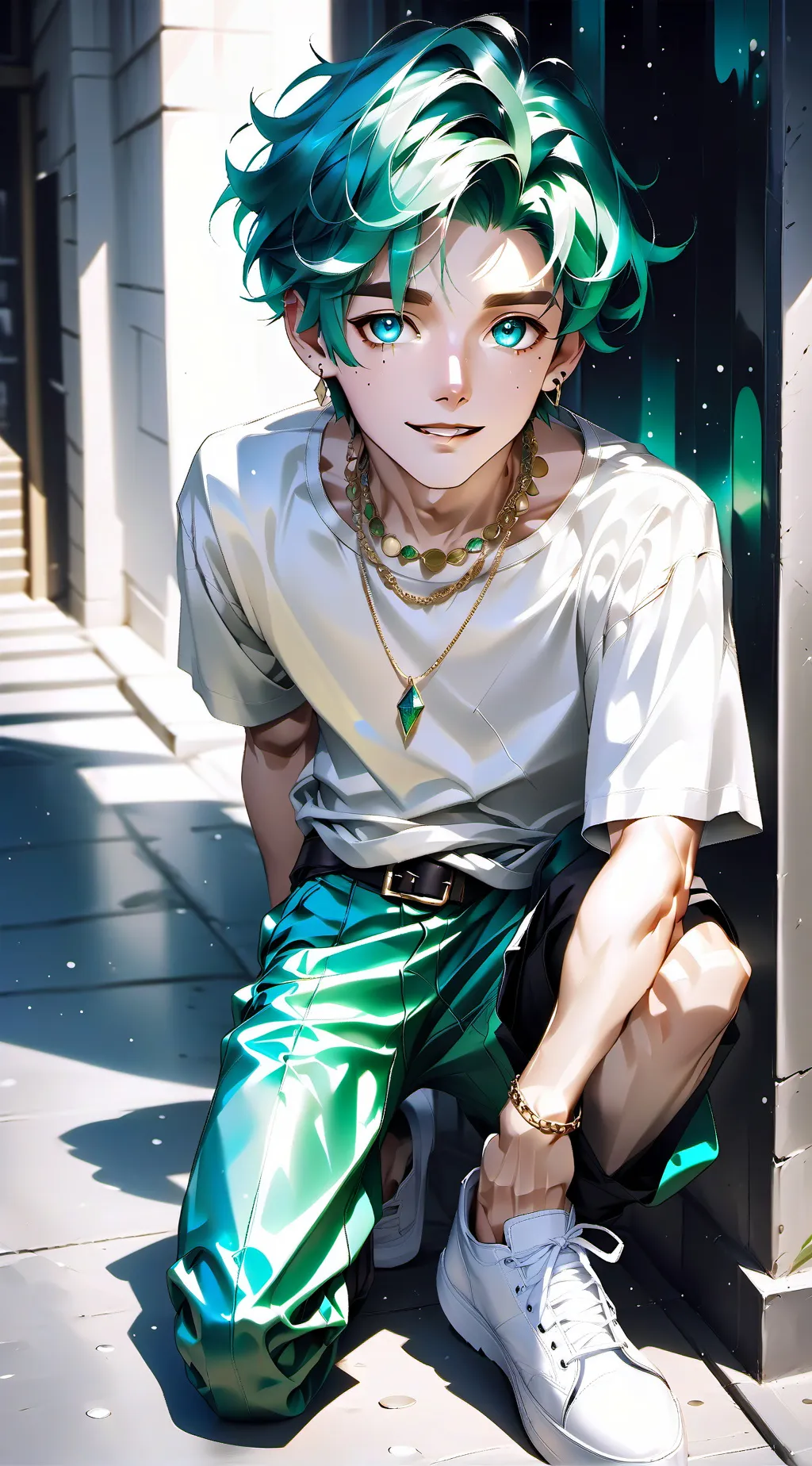 ai character: Veneer background