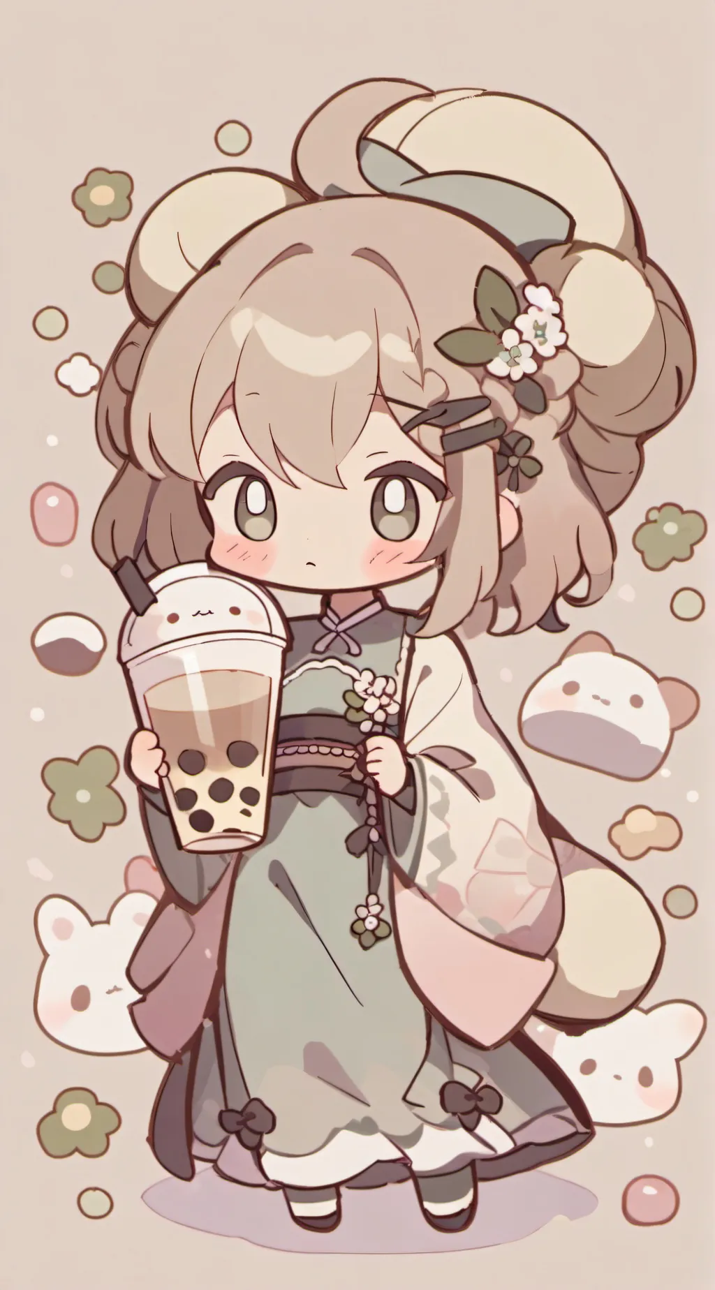 ai character: kiki!°•♡☆ background